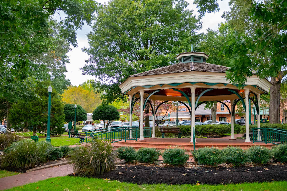 Gazebo in downtown Collierville TN